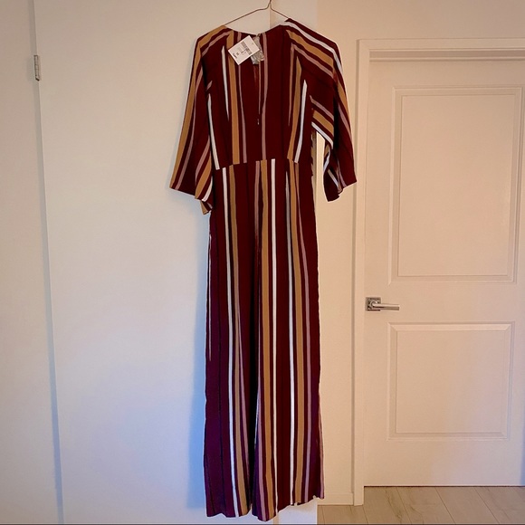 Striped Jumpsuit w Tag - Picture 2 of 3